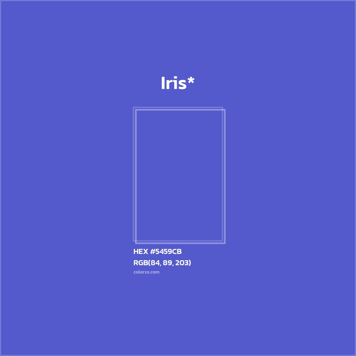 HEX #5459CB Color Name, Color Code, Palettes, Similar Paints, Images