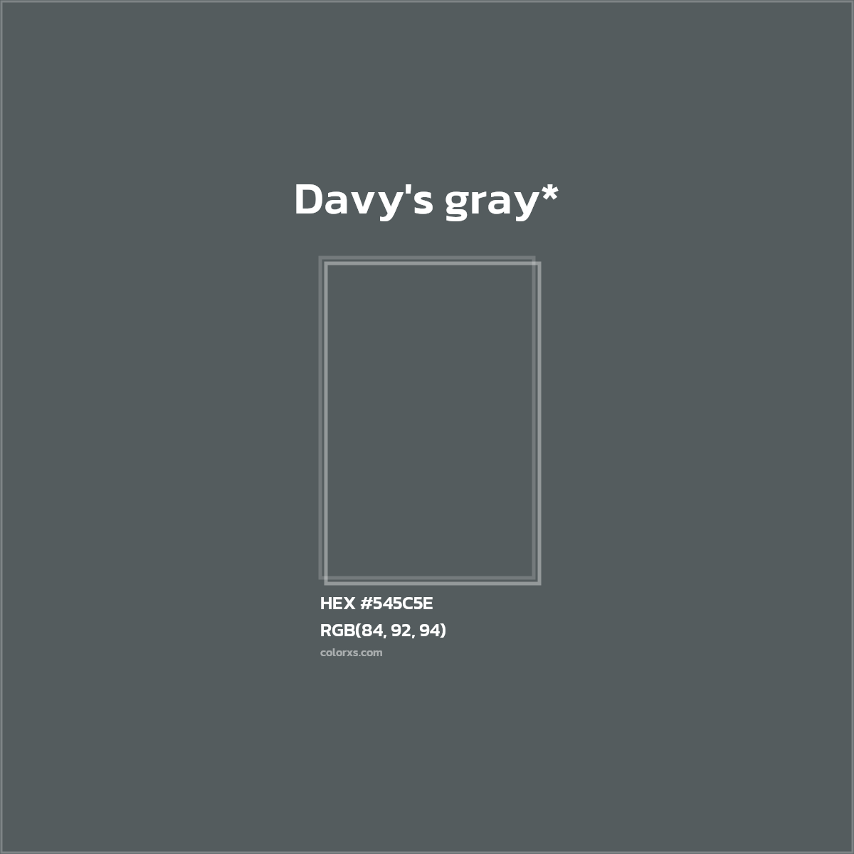 HEX #545C5E Color Name, Color Code, Palettes, Similar Paints, Images