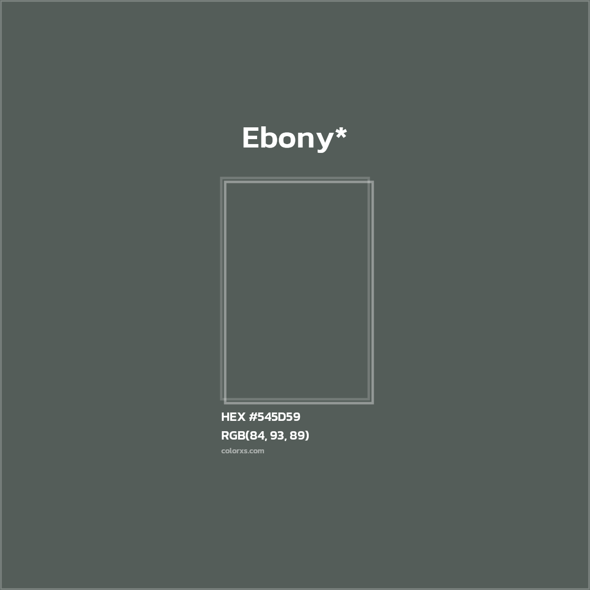 HEX #545D59 Color Name, Color Code, Palettes, Similar Paints, Images