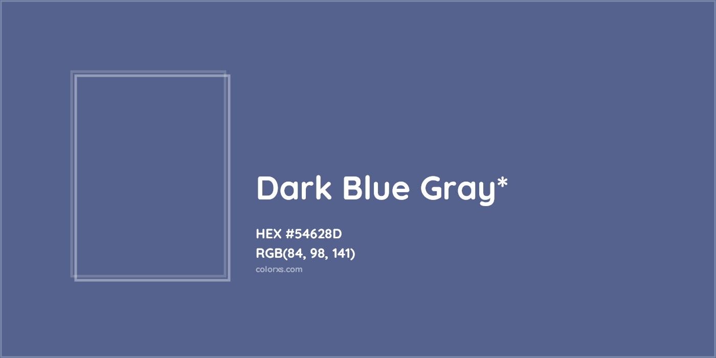 HEX #54628D Color Name, Color Code, Palettes, Similar Paints, Images