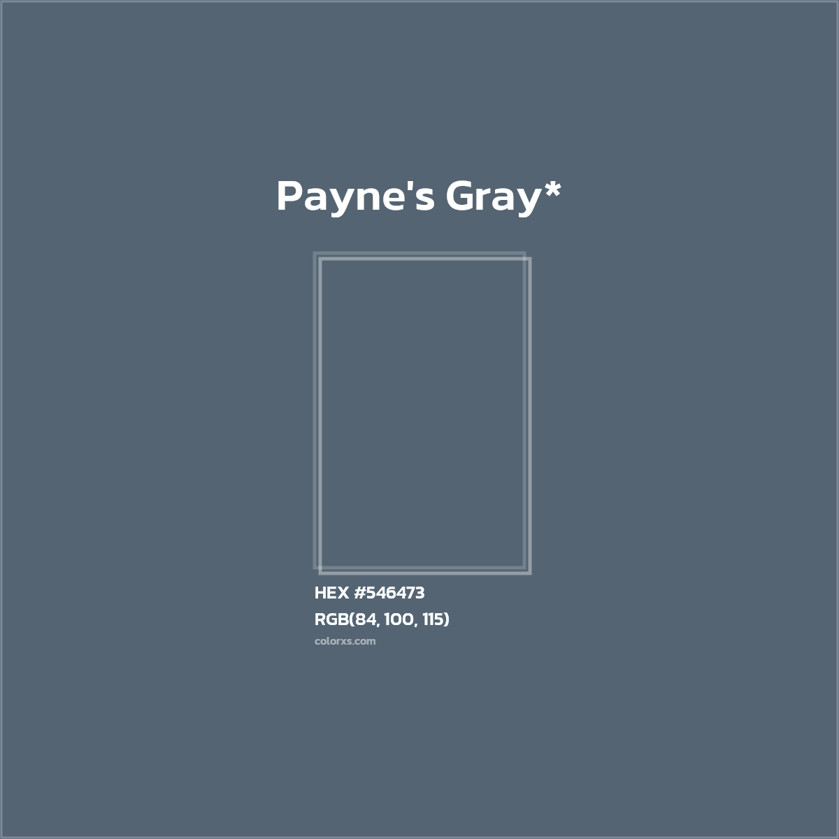 HEX #546473 Color Name, Color Code, Palettes, Similar Paints, Images