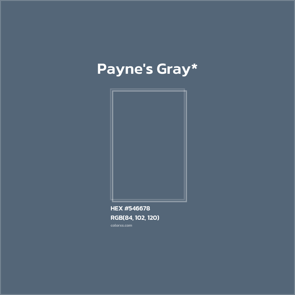 HEX #546678 Color Name, Color Code, Palettes, Similar Paints, Images