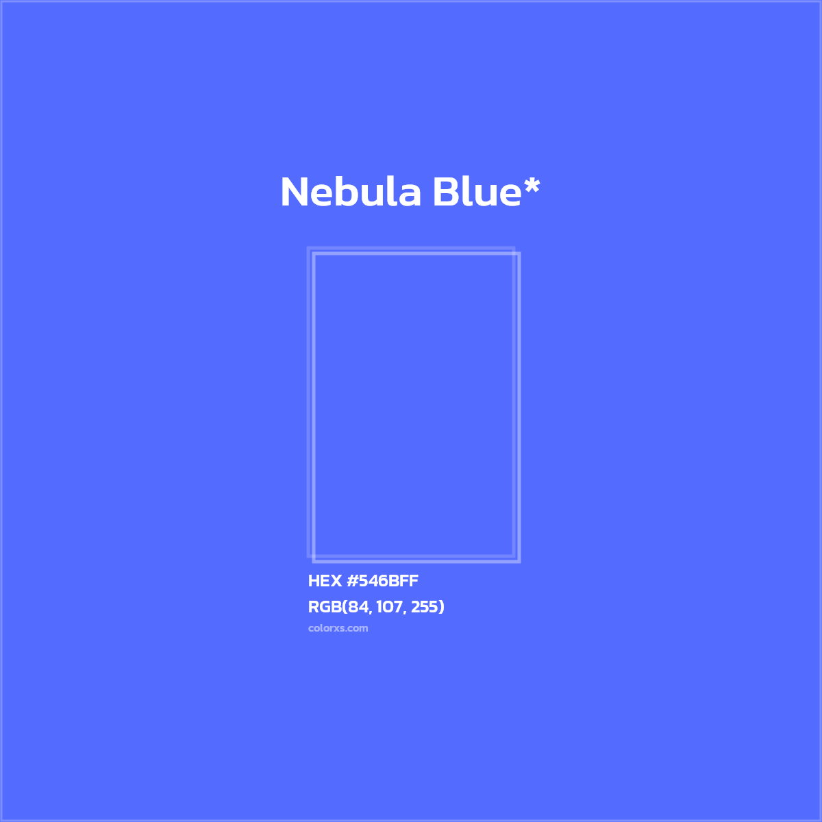 HEX #546BFF Color Name, Color Code, Palettes, Similar Paints, Images