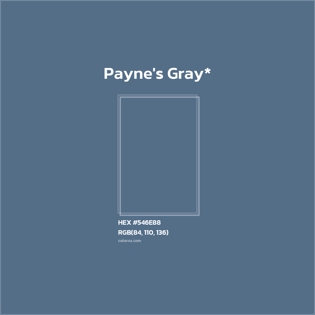 HEX #546E88 Color Name, Color Code, Palettes, Similar Paints, Images