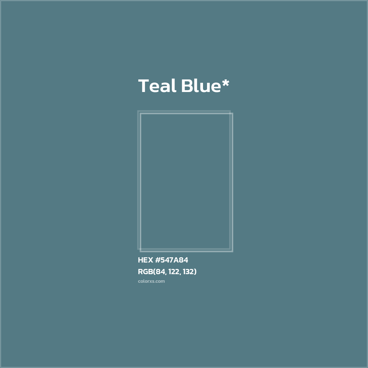HEX #547A84 Color Name, Color Code, Palettes, Similar Paints, Images
