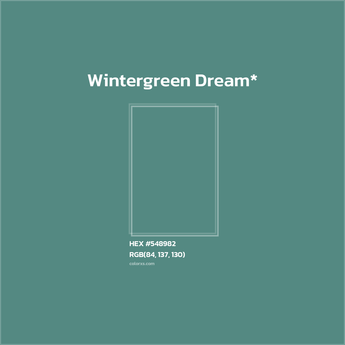 HEX #548982 Color Name, Color Code, Palettes, Similar Paints, Images