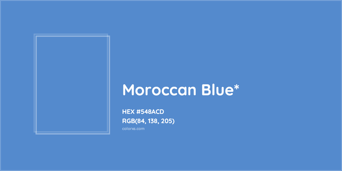 HEX #548ACD Color Name, Color Code, Palettes, Similar Paints, Images