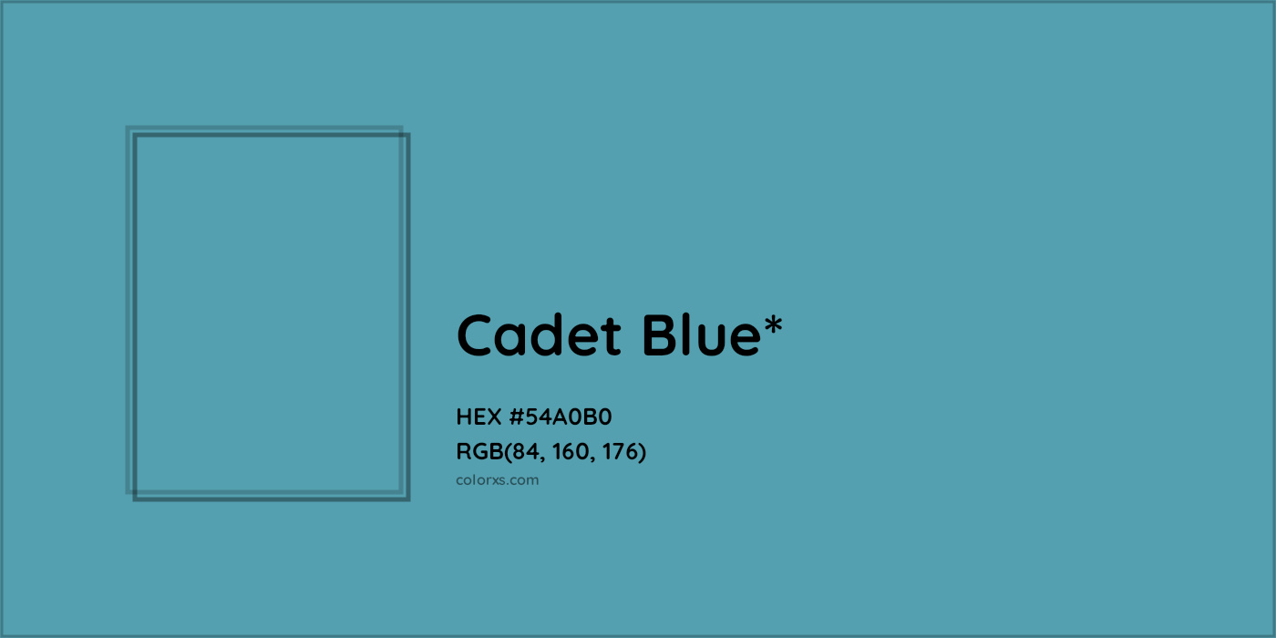 HEX #54A0B0 Color Name, Color Code, Palettes, Similar Paints, Images