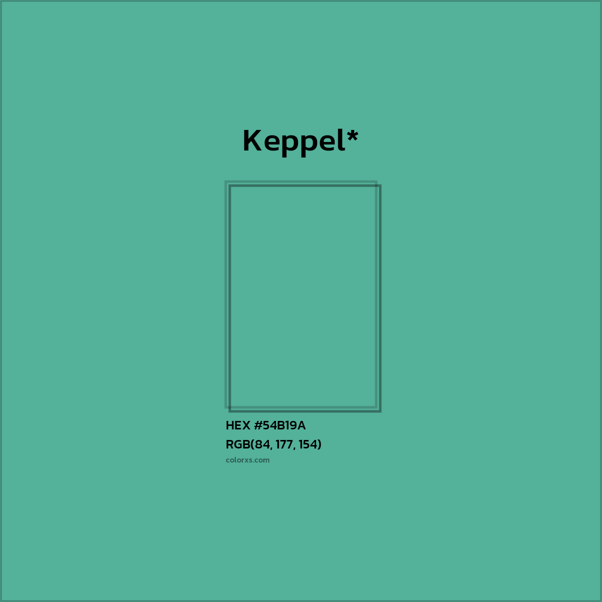 HEX #54B19A Color Name, Color Code, Palettes, Similar Paints, Images