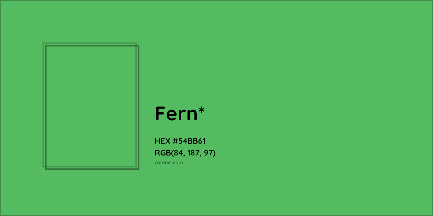 HEX #54BB61 Color Name, Color Code, Palettes, Similar Paints, Images