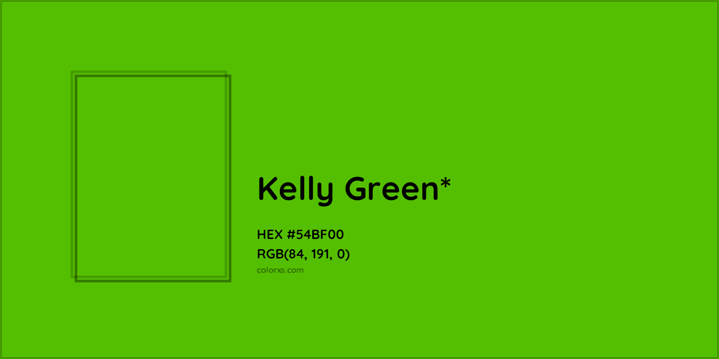 HEX #54BF00 Color Name, Color Code, Palettes, Similar Paints, Images