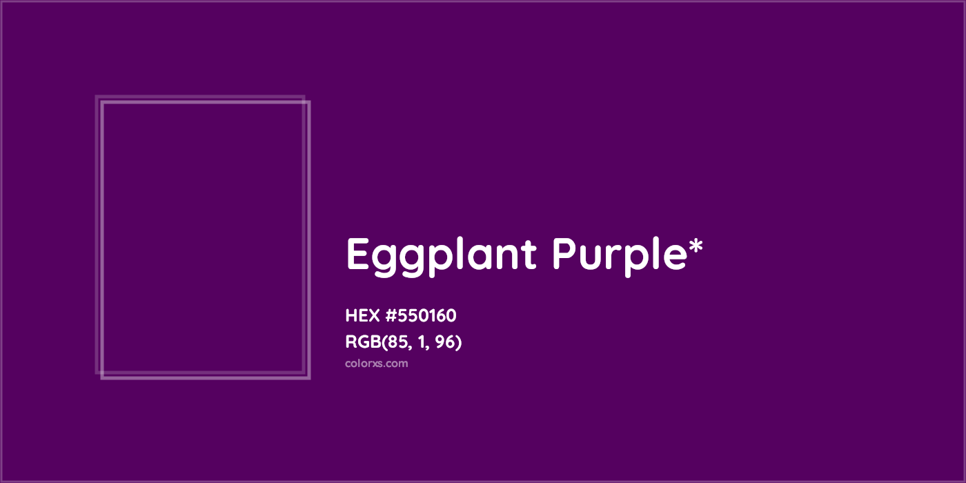 HEX #550160 Color Name, Color Code, Palettes, Similar Paints, Images