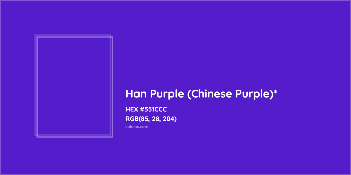 HEX #551CCC Color Name, Color Code, Palettes, Similar Paints, Images