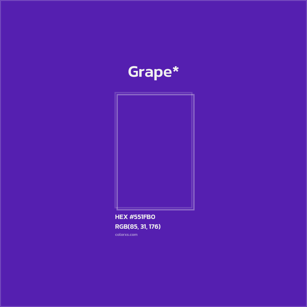 HEX #551FB0 Color Name, Color Code, Palettes, Similar Paints, Images