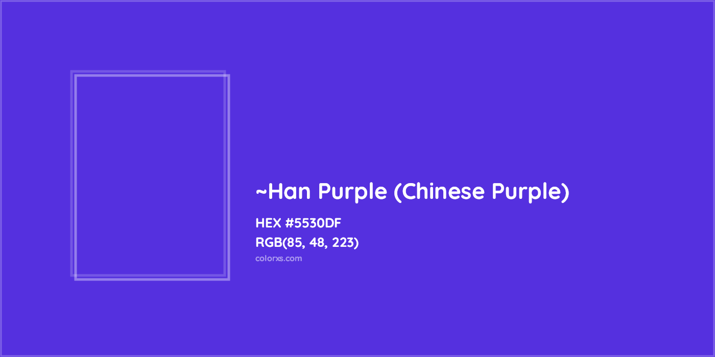 HEX #5530DF Color Name, Color Code, Palettes, Similar Paints, Images