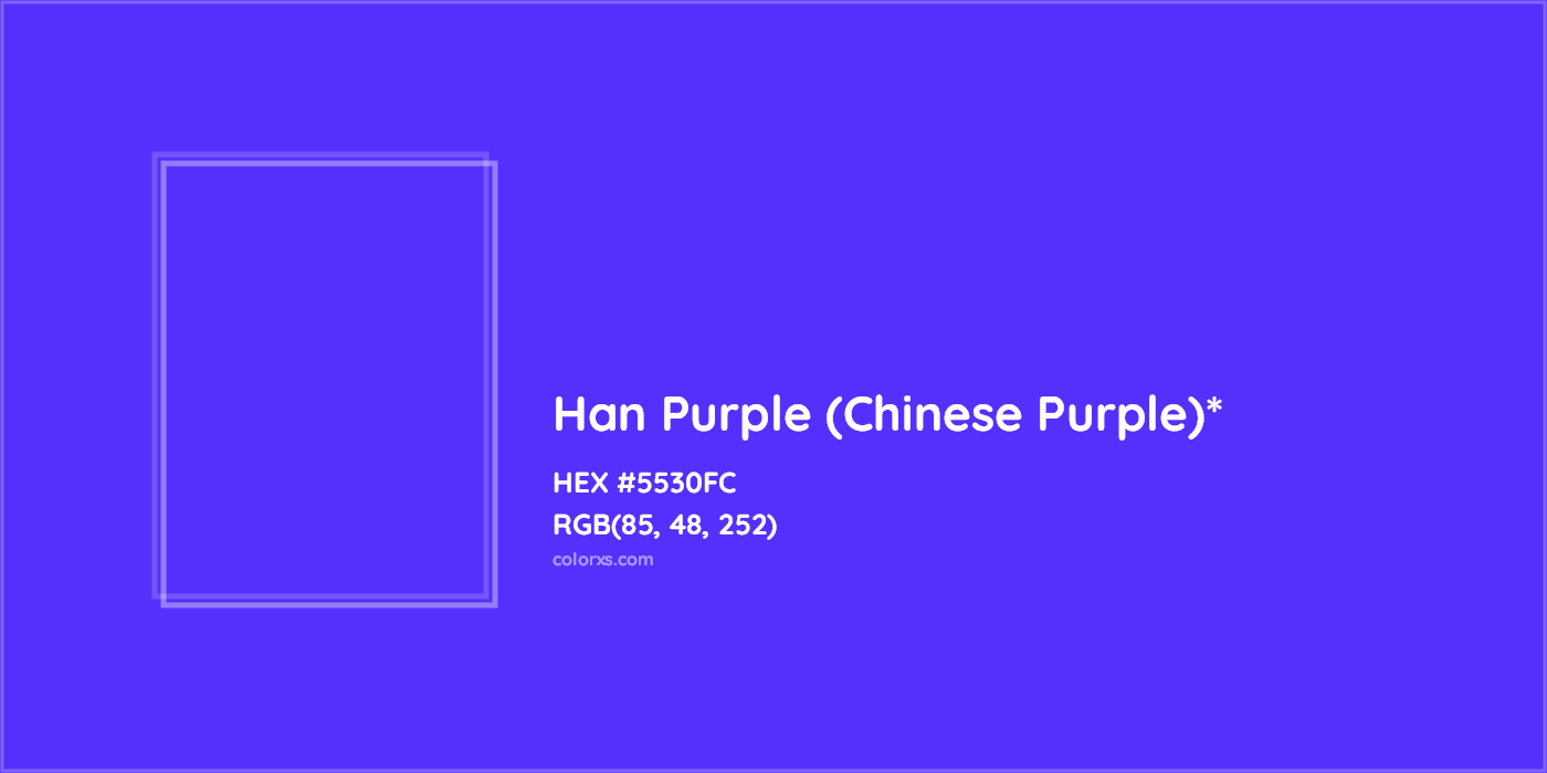 HEX #5530FC Color Name, Color Code, Palettes, Similar Paints, Images