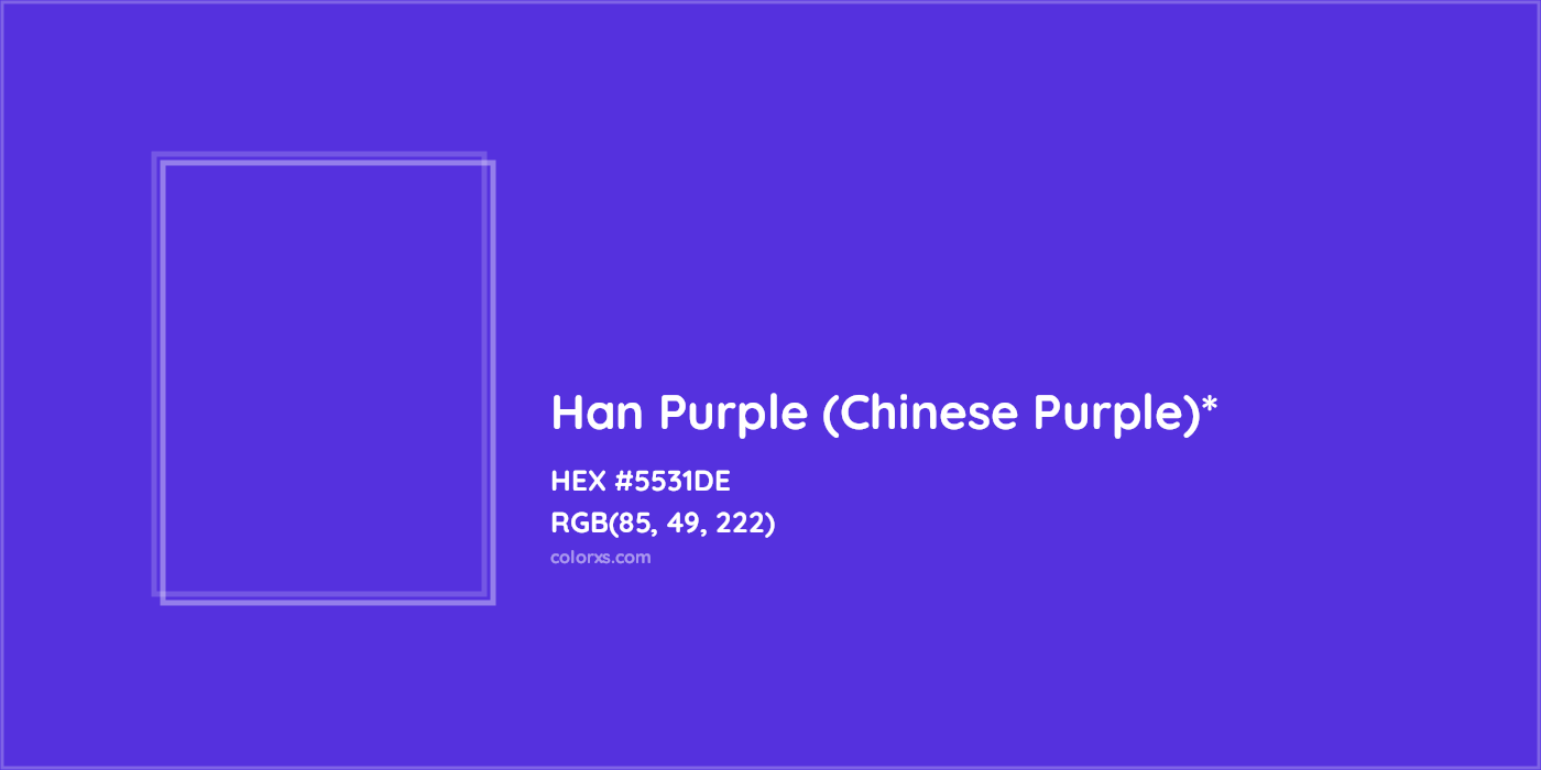 HEX #5531DE Color Name, Color Code, Palettes, Similar Paints, Images