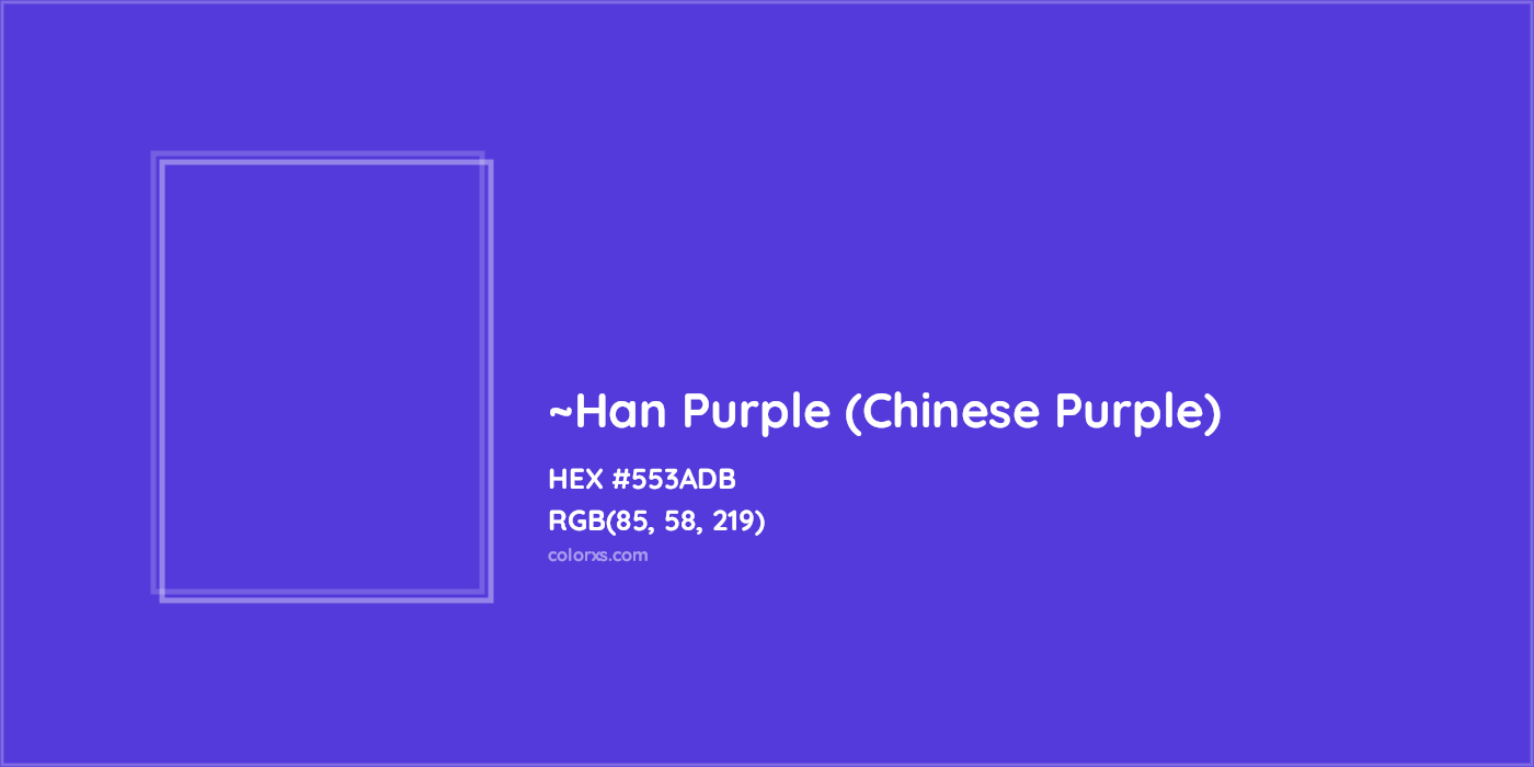 HEX #553ADB Color Name, Color Code, Palettes, Similar Paints, Images