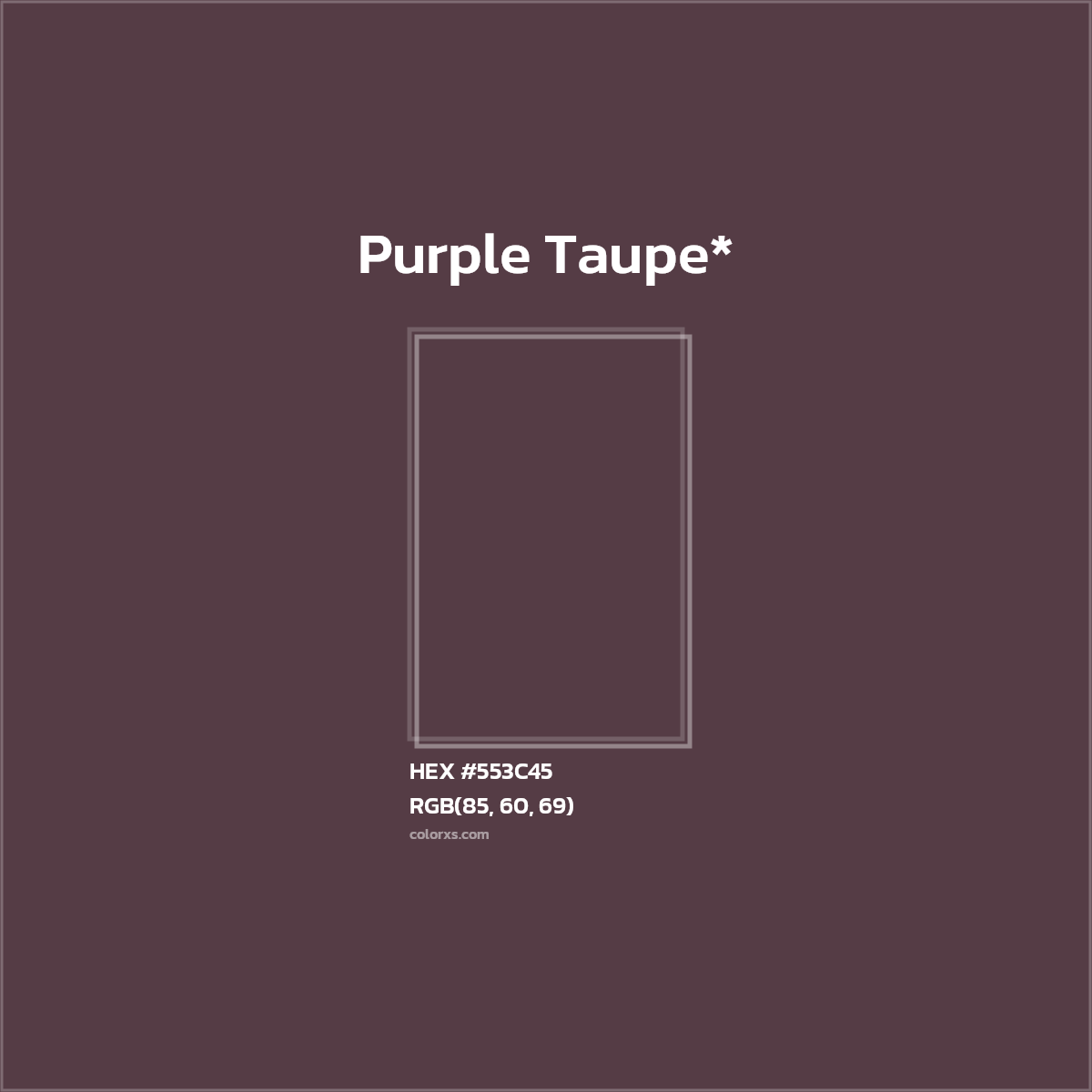 HEX #553C45 Color Name, Color Code, Palettes, Similar Paints, Images