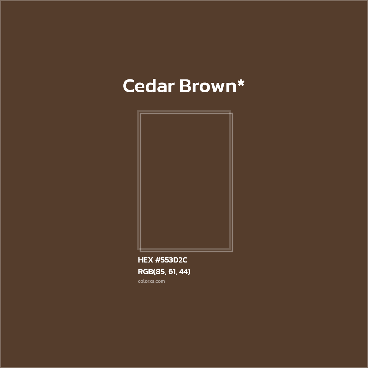 HEX #553D2C Color Name, Color Code, Palettes, Similar Paints, Images