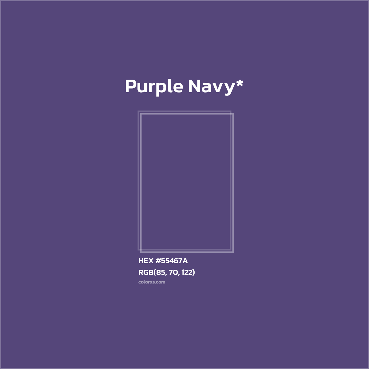 HEX #55467A Color Name, Color Code, Palettes, Similar Paints, Images