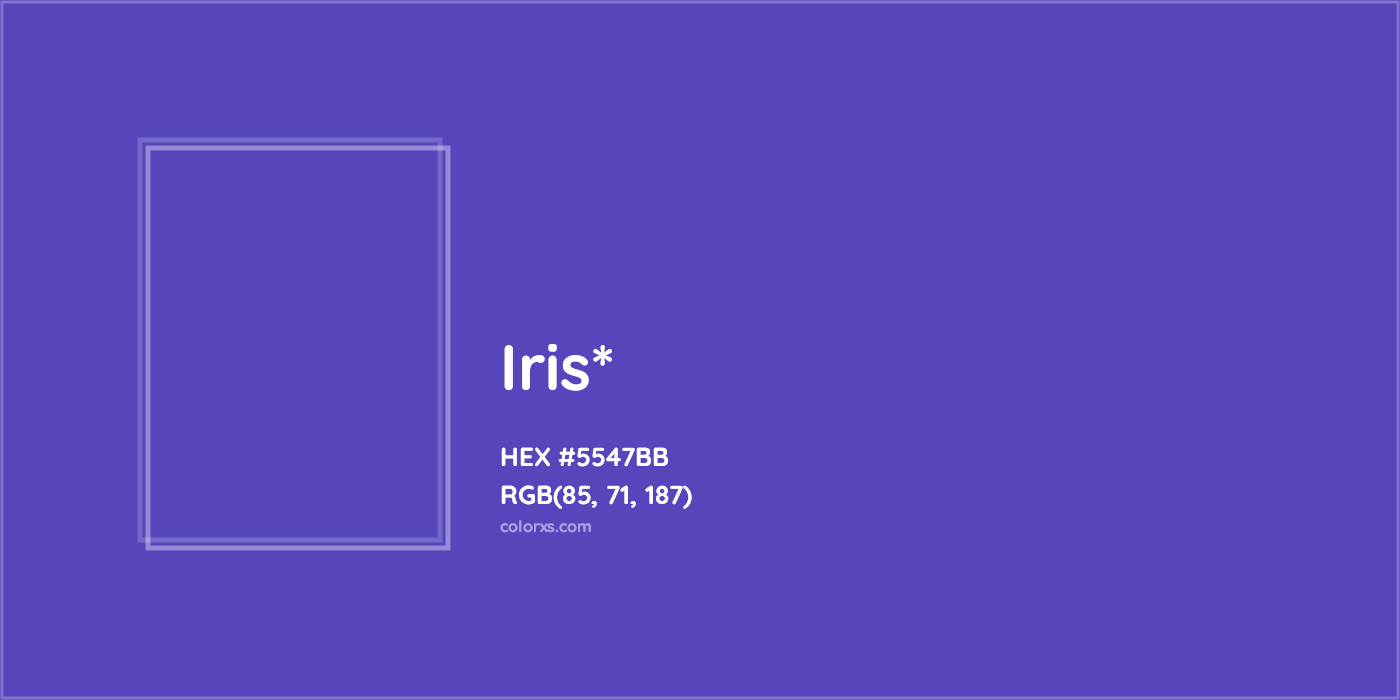 HEX #5547BB Color Name, Color Code, Palettes, Similar Paints, Images