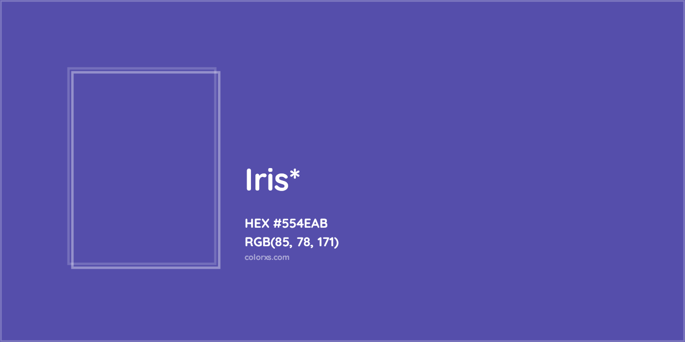 HEX #554EAB Color Name, Color Code, Palettes, Similar Paints, Images