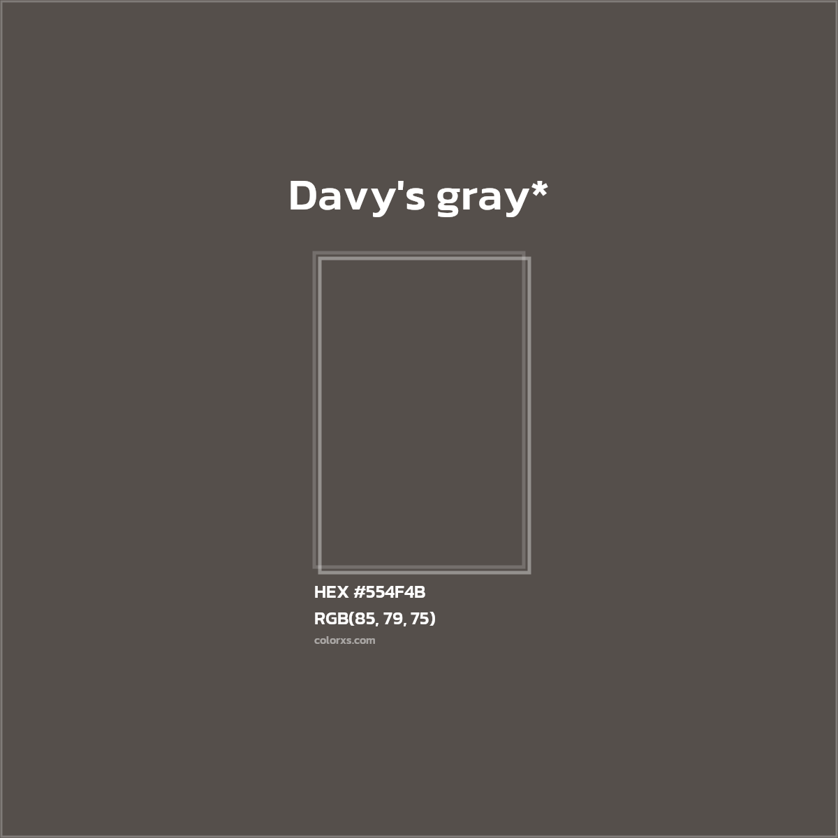 HEX #554F4B Color Name, Color Code, Palettes, Similar Paints, Images