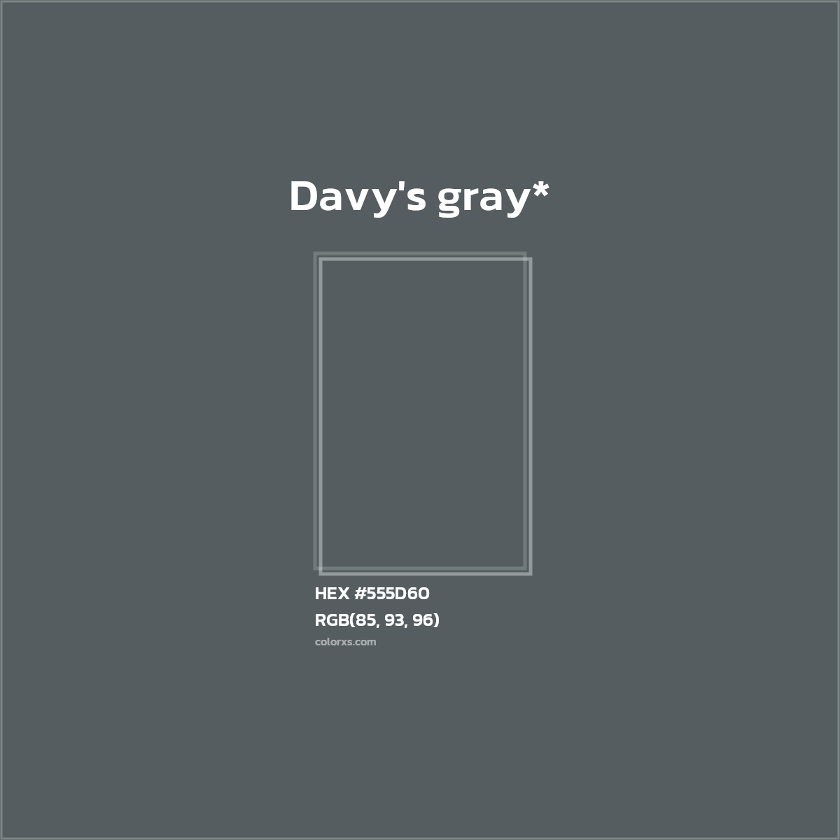 HEX #555D60 Color Name, Color Code, Palettes, Similar Paints, Images