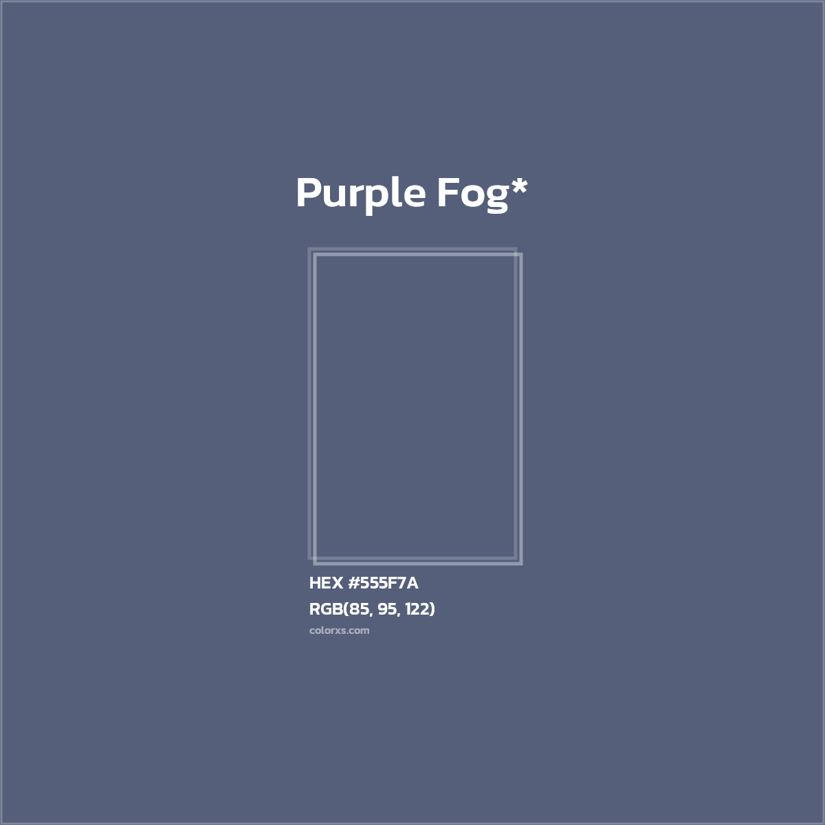 HEX #555F7A Color Name, Color Code, Palettes, Similar Paints, Images