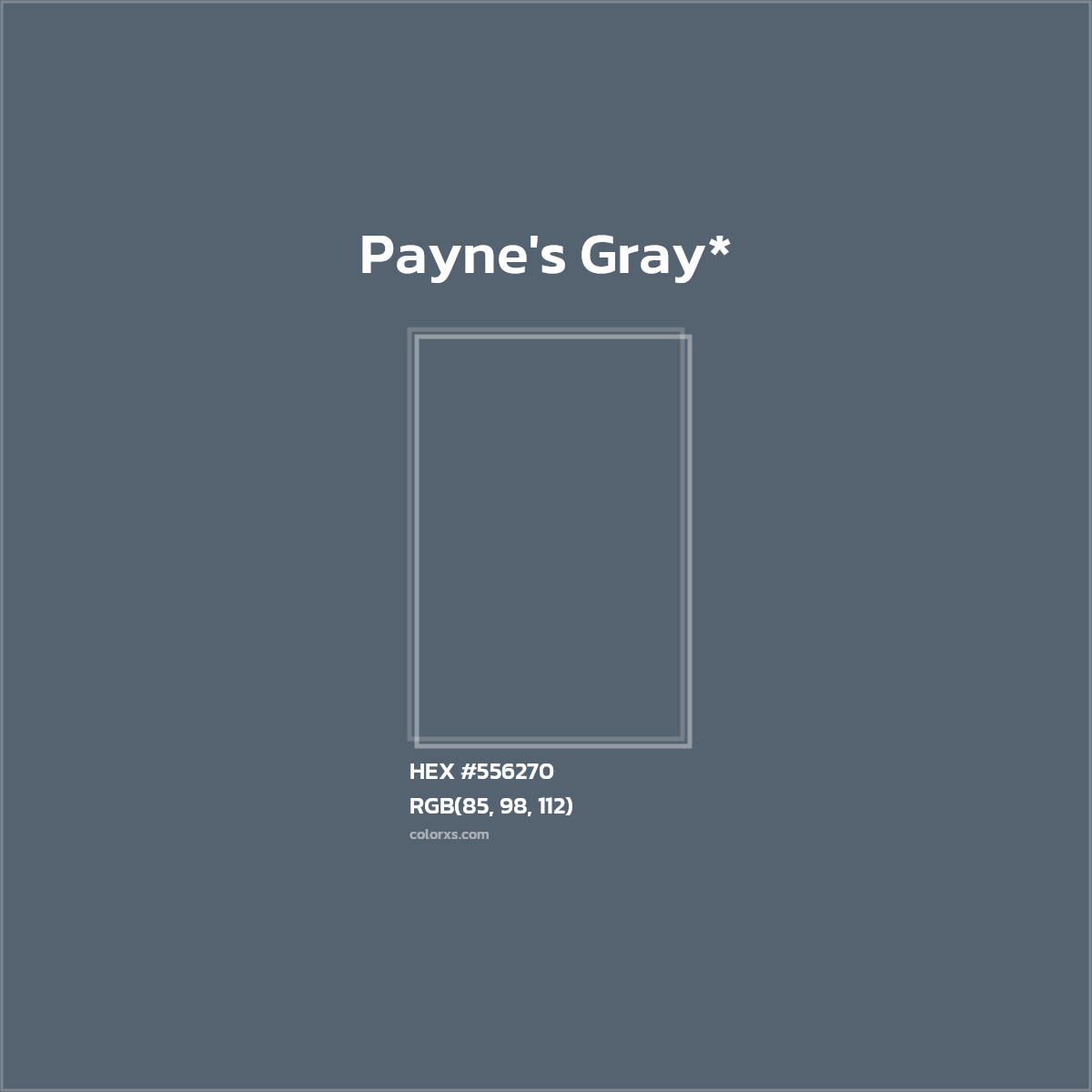 HEX #556270 Color Name, Color Code, Palettes, Similar Paints, Images