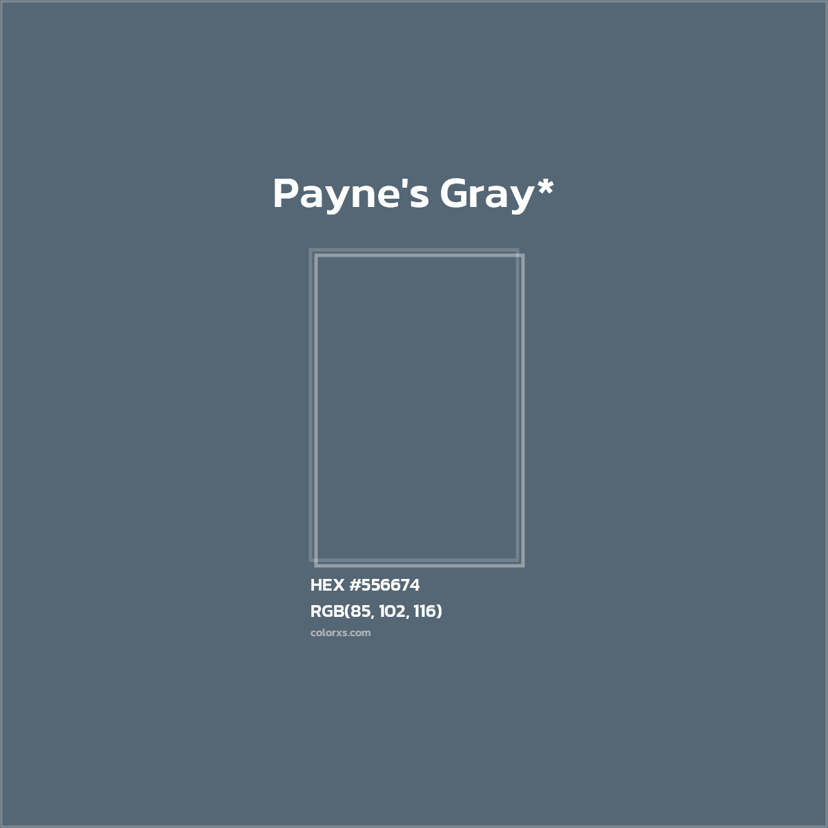 HEX #556674 Color Name, Color Code, Palettes, Similar Paints, Images