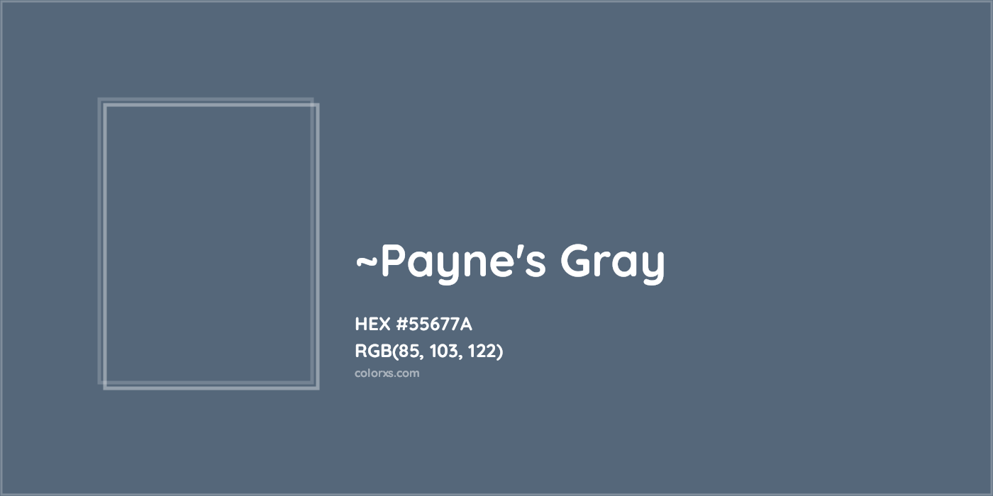 HEX #55677A Color Name, Color Code, Palettes, Similar Paints, Images