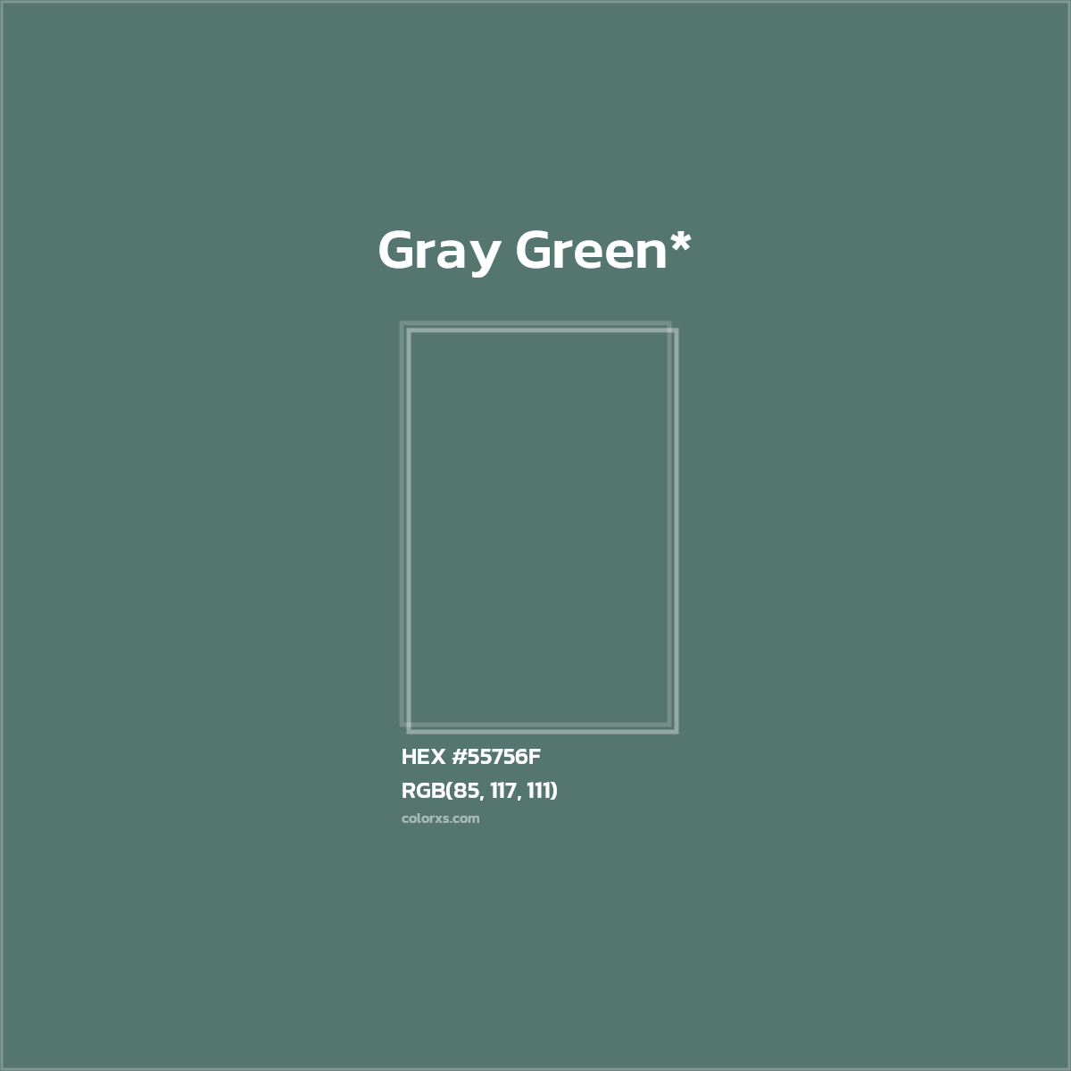 HEX #55756F Color Name, Color Code, Palettes, Similar Paints, Images