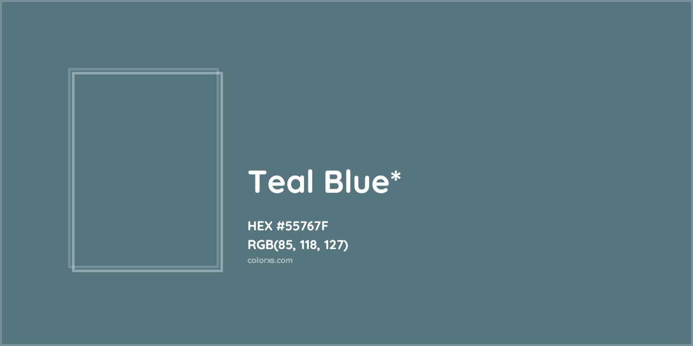 HEX #55767F Color Name, Color Code, Palettes, Similar Paints, Images