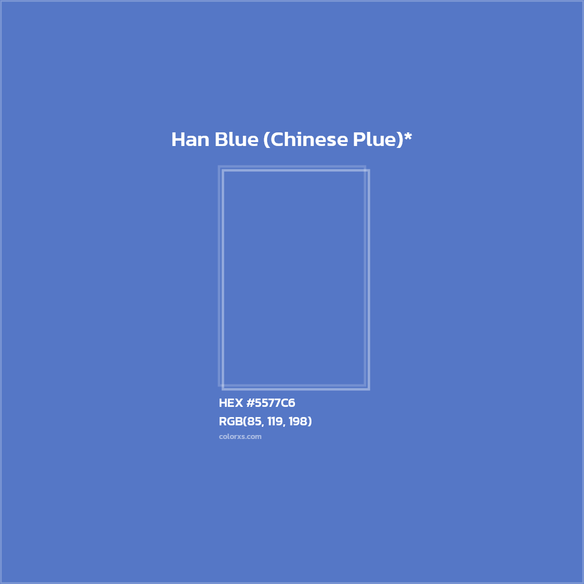 HEX #5577C6 Color Name, Color Code, Palettes, Similar Paints, Images