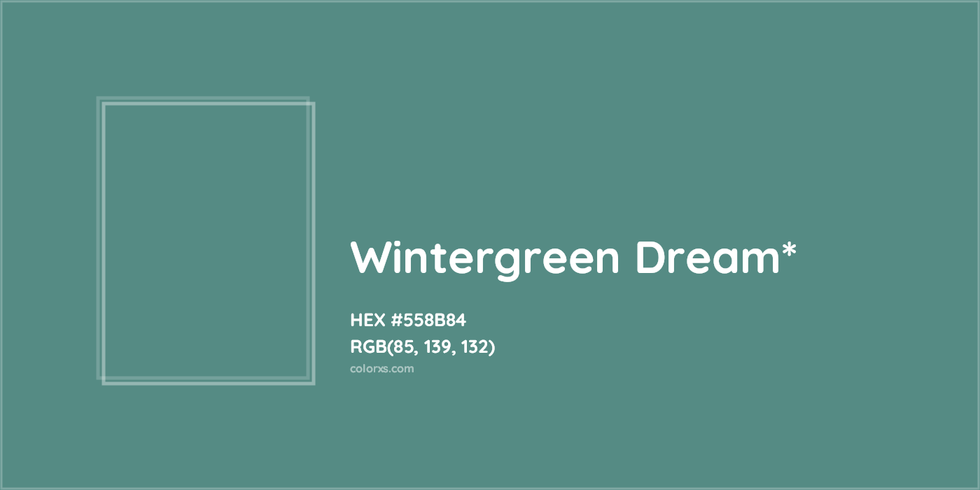 HEX #558B84 Color Name, Color Code, Palettes, Similar Paints, Images