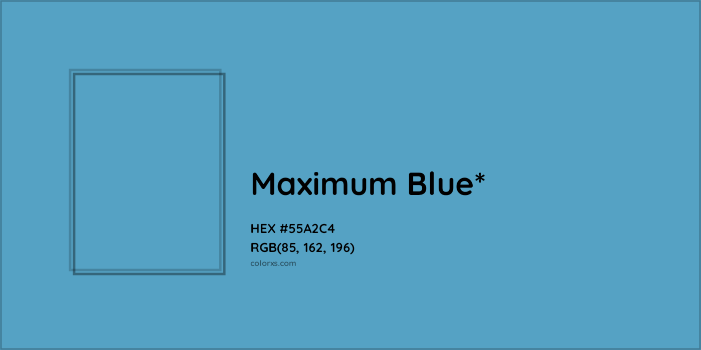 HEX #55A2C4 Color Name, Color Code, Palettes, Similar Paints, Images