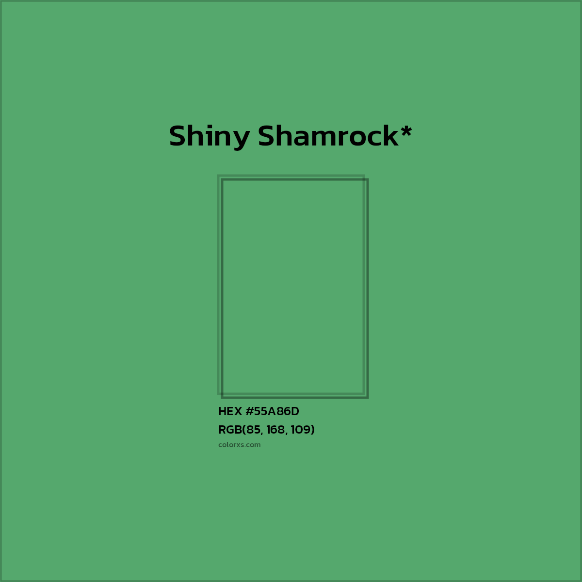 HEX #55A86D Color Name, Color Code, Palettes, Similar Paints, Images