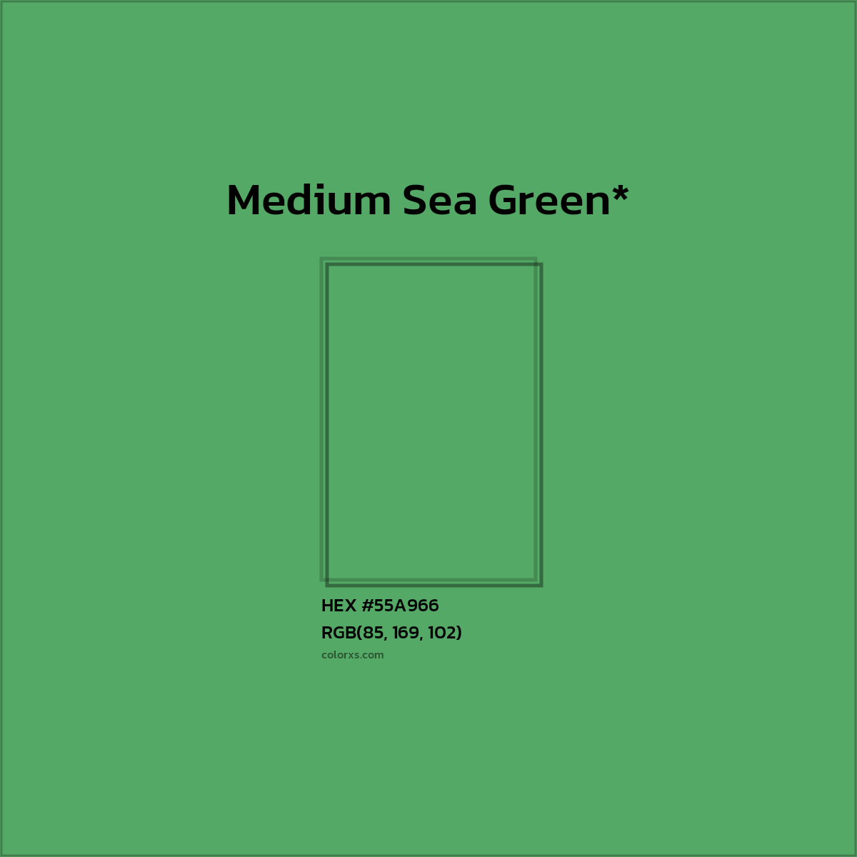 HEX #55A966 Color Name, Color Code, Palettes, Similar Paints, Images