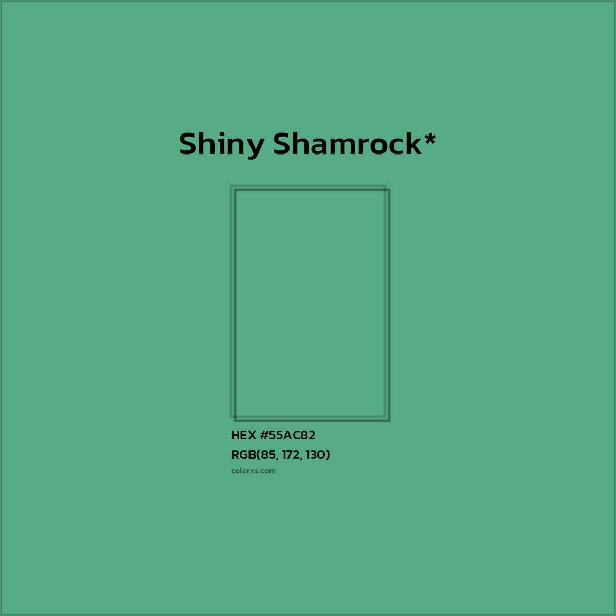 HEX #55AC82 Color Name, Color Code, Palettes, Similar Paints, Images