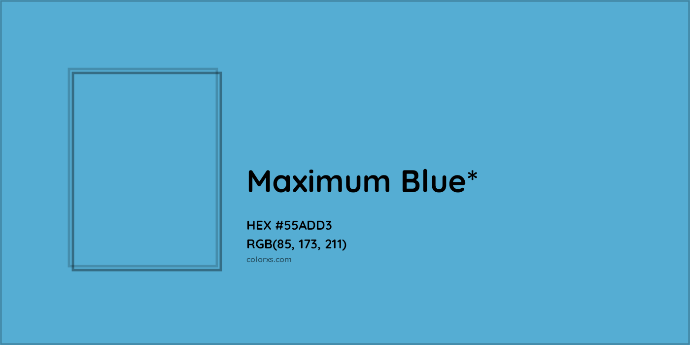 HEX #55ADD3 Color Name, Color Code, Palettes, Similar Paints, Images