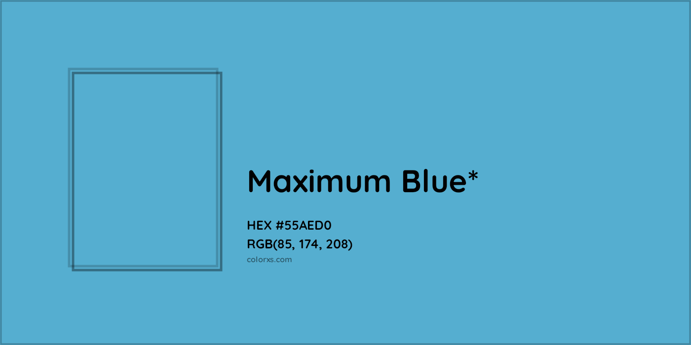 HEX #55AED0 Color Name, Color Code, Palettes, Similar Paints, Images