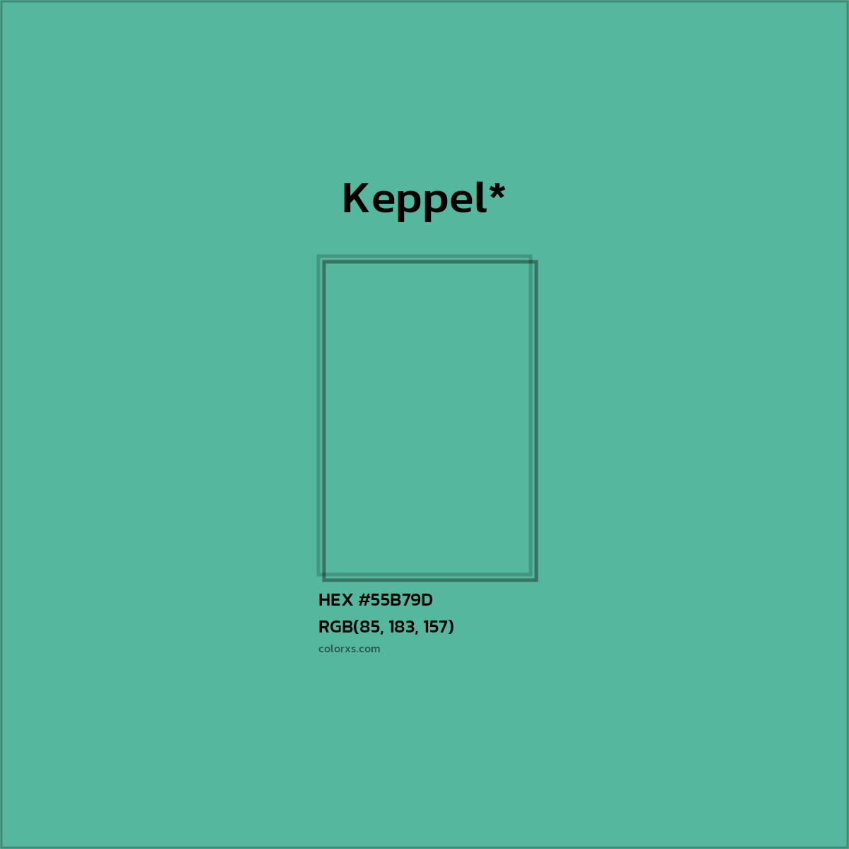 HEX #55B79D Color Name, Color Code, Palettes, Similar Paints, Images