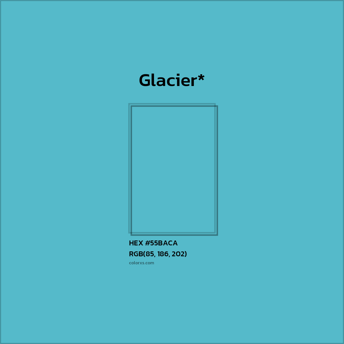 HEX #55BACA Color Name, Color Code, Palettes, Similar Paints, Images