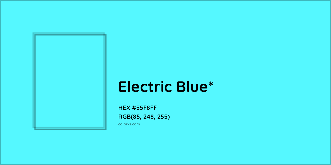 HEX #55F8FF Color Name, Color Code, Palettes, Similar Paints, Images