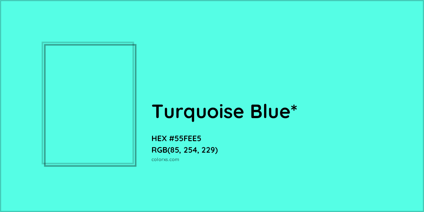 HEX #55FEE5 Color Name, Color Code, Palettes, Similar Paints, Images