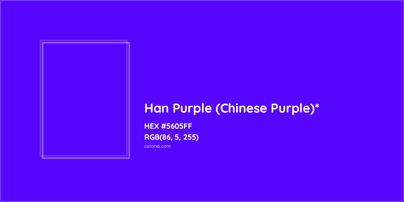 HEX #5605FF Color Name, Color Code, Palettes, Similar Paints, Images