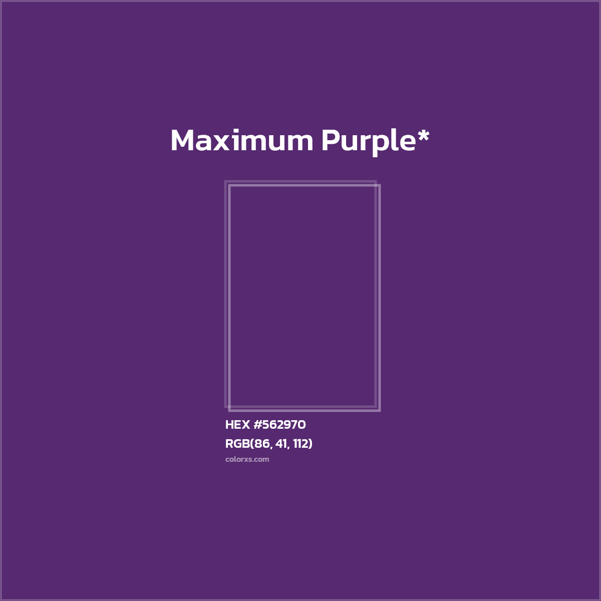 HEX #562970 Color Name, Color Code, Palettes, Similar Paints, Images