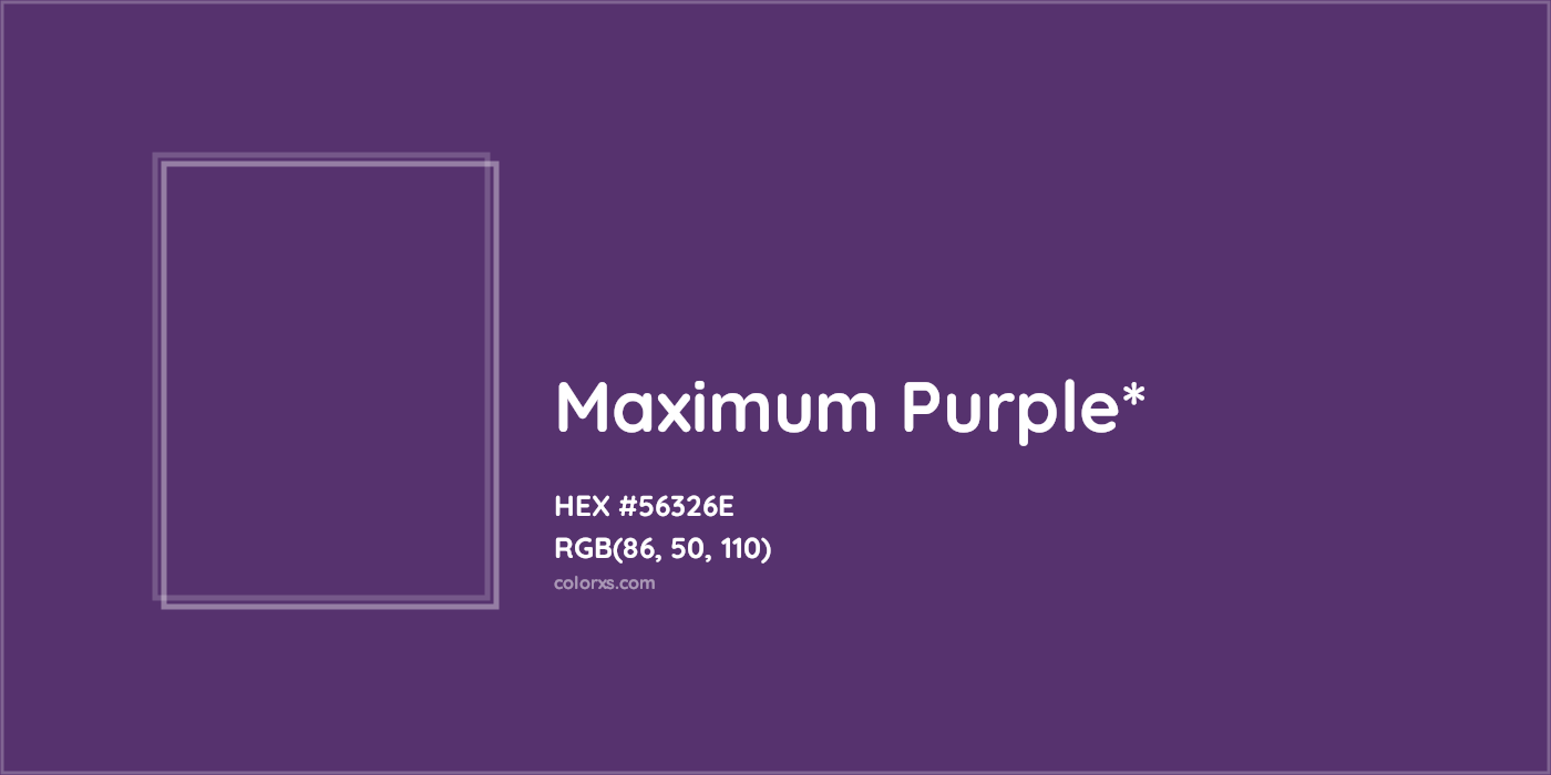 HEX #56326E Color Name, Color Code, Palettes, Similar Paints, Images